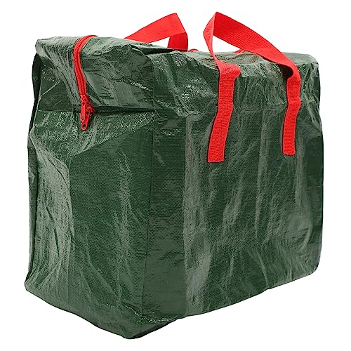 CONGARTENO Christmas Tree Storage Bag Heavy Duty Zipper Pouch for Xmas Tree Outdoor Organizer and Moisture for Storing and Household Items