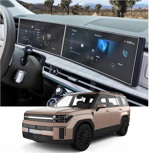 Verre trempé écran Hyundai Santa Fe 2024 fini les rayures de tableau de bord
