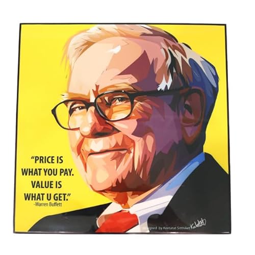 �A�[�g�t���[�� �E�H�[�����o�t�F�b�g KEETATAT SITTHIKET WARREN BUFFETT ������ �J���X�} �|�b�v�A�[�g�t���[�� �C���e���A �A�[�g �|�b�v�A�[�g �G�� �C�O �|�X�^�[ �p�l�� �A�� �I�}�[�W��