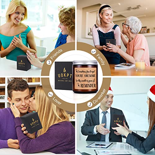 Uokpt Lavender Scented Candle Gifts For Women - Funny Birthday Gift For Best Friends Sister Mom Coworker - Unique Friendship Candles Present For Bff Christmas Bday Mothers Day #TOP5