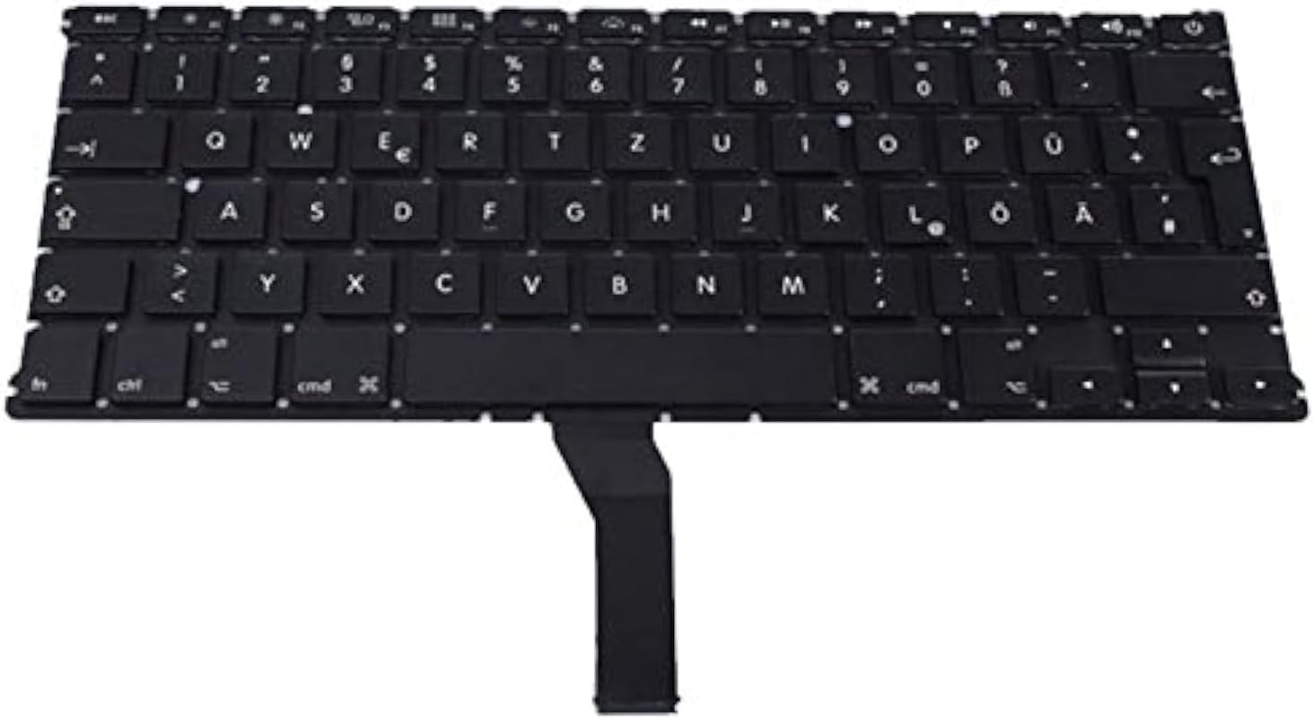 New Replacement GR German Keyboard Compatible for Macbook Air 13.3" A1369 A1466 GR Germany German Keyboard 2011 2012 2013 2014 2015