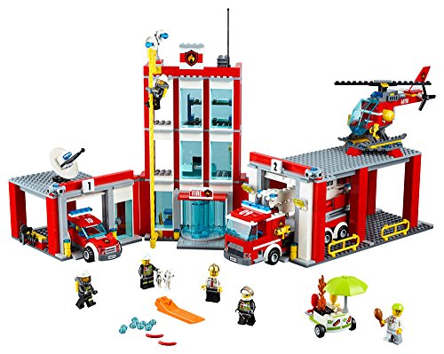 image for LEGO City Fire Station 60110, Multicolor