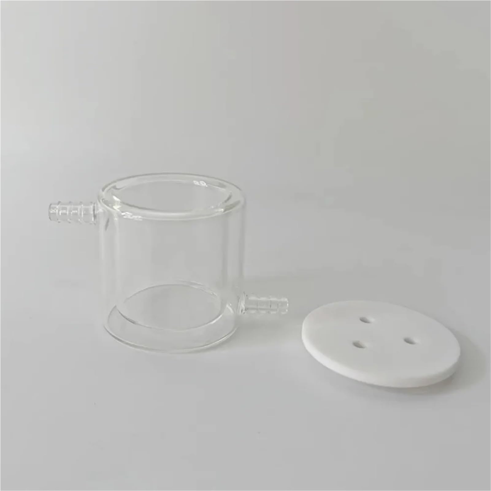 sujeniir Water Bath controllable Temperature Sealed electrolytic Cell Double-Layer Water Bath electrolytic Cell(Seal 150ml)