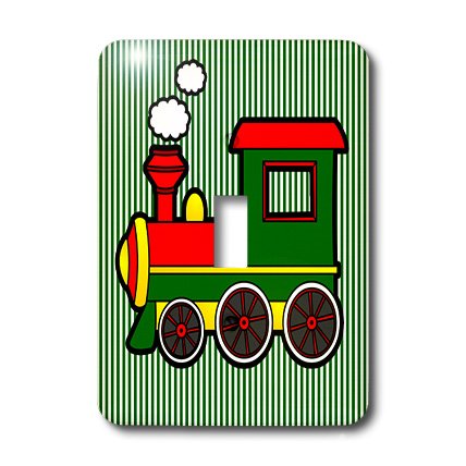 Interrupteur à baïonnette 3dRose LSP_25423_1 mignon train rouge