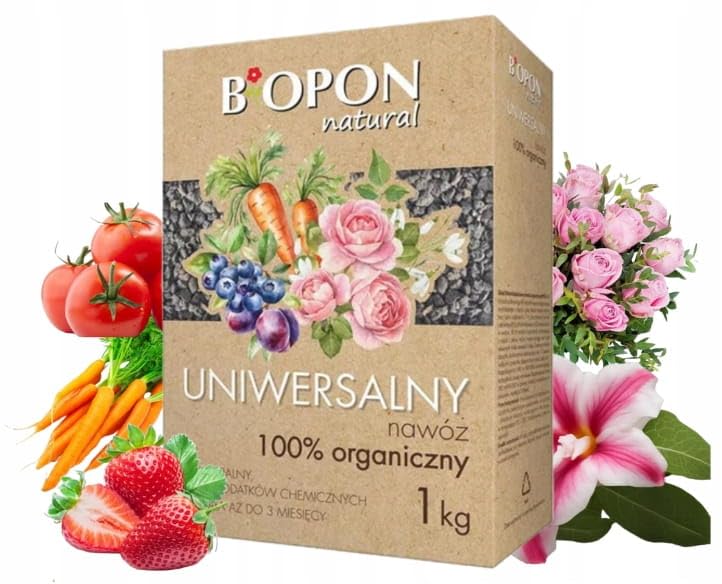 Biopon Organischer Dünger Granulat 1kg – Universeller Naturdünger für alle Pflanzen