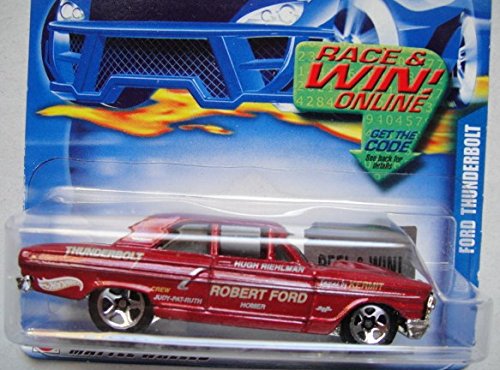 Amazon.com: Hot Wheels RED Ford Thunderbolt #142 Race & Win Online
