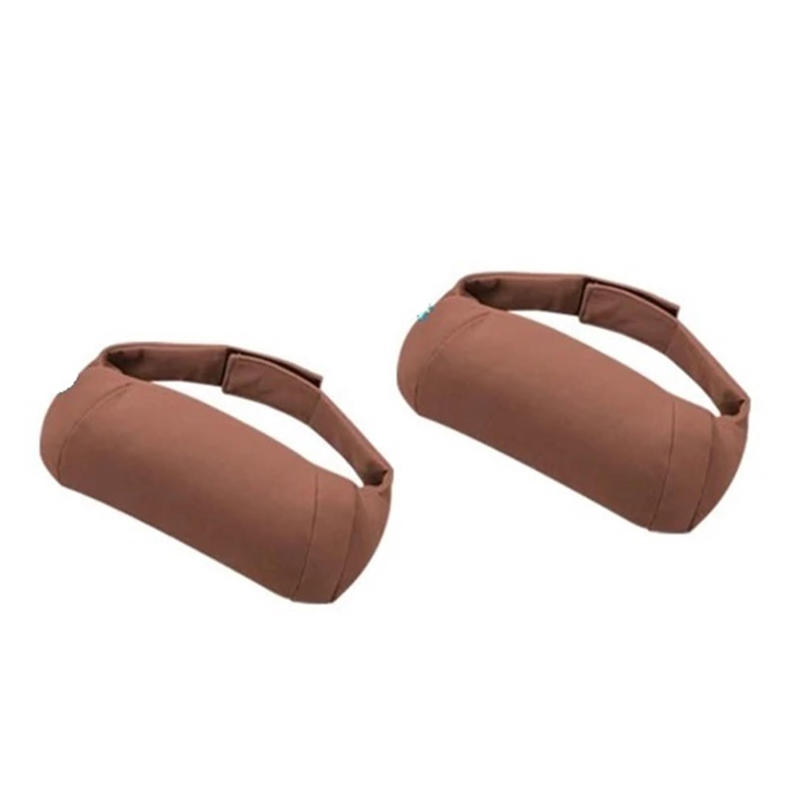 Car Pillow Driving Seat Cuscino per poggiatesta in pelle scamosciata per auto, in cotone con memoria, per interni auto, adatto per Volvo XC60 XC90 S60 S90 V60 V90 XC40 C40(Brown-2pcs)
