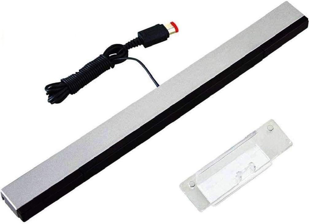 Wii Sensor Bar, Wired Infrared IR Ray Motion Sensor Bar Compatible with Nintendo Wii/Wii U Console