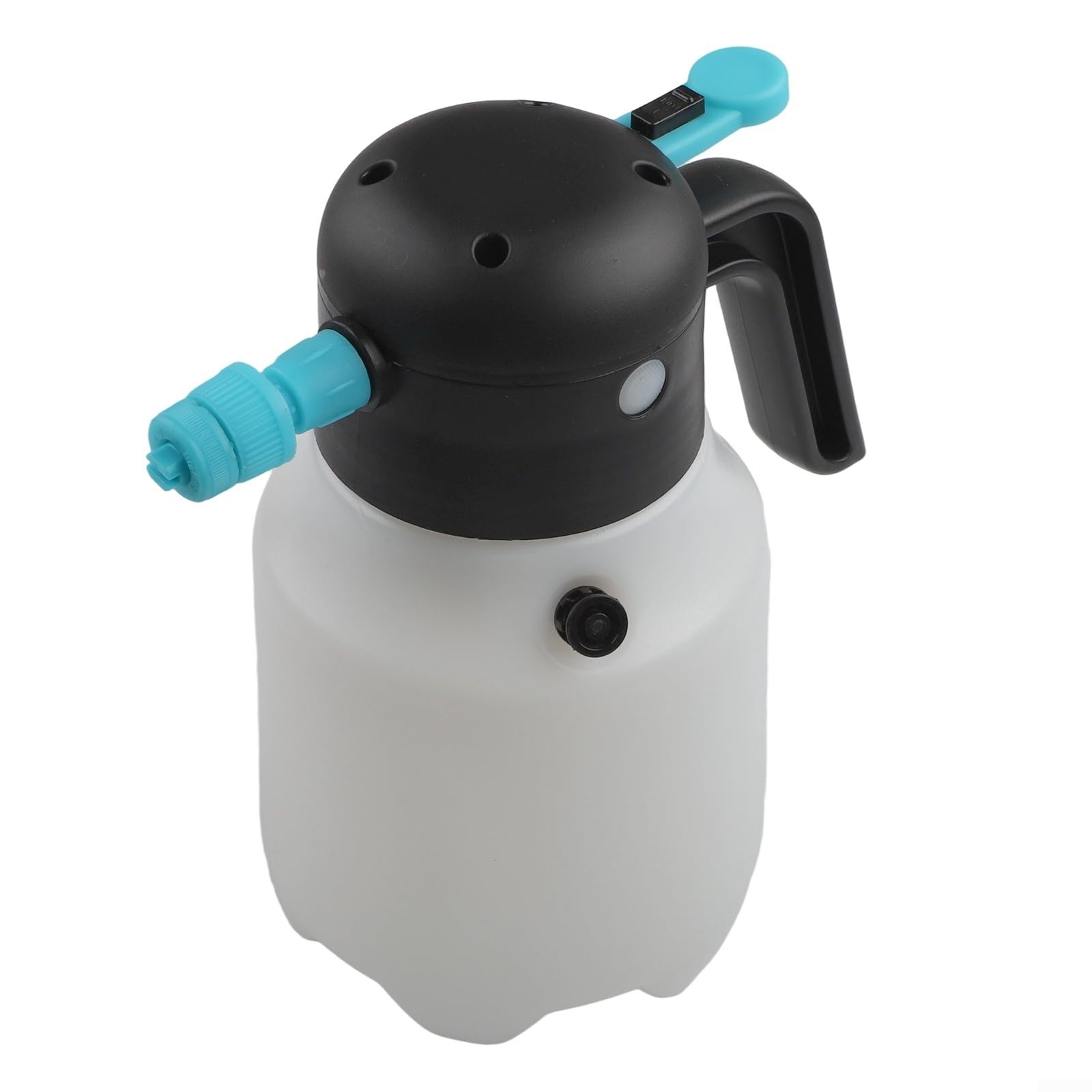 Botella pulverizadora de espuma eléctrica recargable de 1,8 L, lavadora de alta presión inalámbrica para lavado de coches, boquilla ajustable, herramienta de limpieza de jardín, plástico