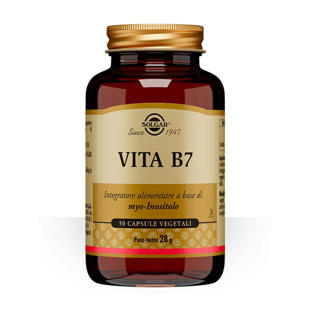 Solgar Vita B7 Integratore per il Benessere Femminile, 50 Capsule Vegetali