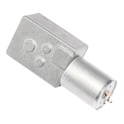 Miniatura 9 de Motor de engranaje helicoidal de 12V 110rpm DC 0.4lb.in Mini Turbina Worm Reductor Motor Autobloqueo Micro Gear Motor Reversible