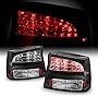 AKKON - For 06-08 Dodge Charger LX Rear Black LED Tail Lights Brake Lamps Taillamps Replacement Left + Right