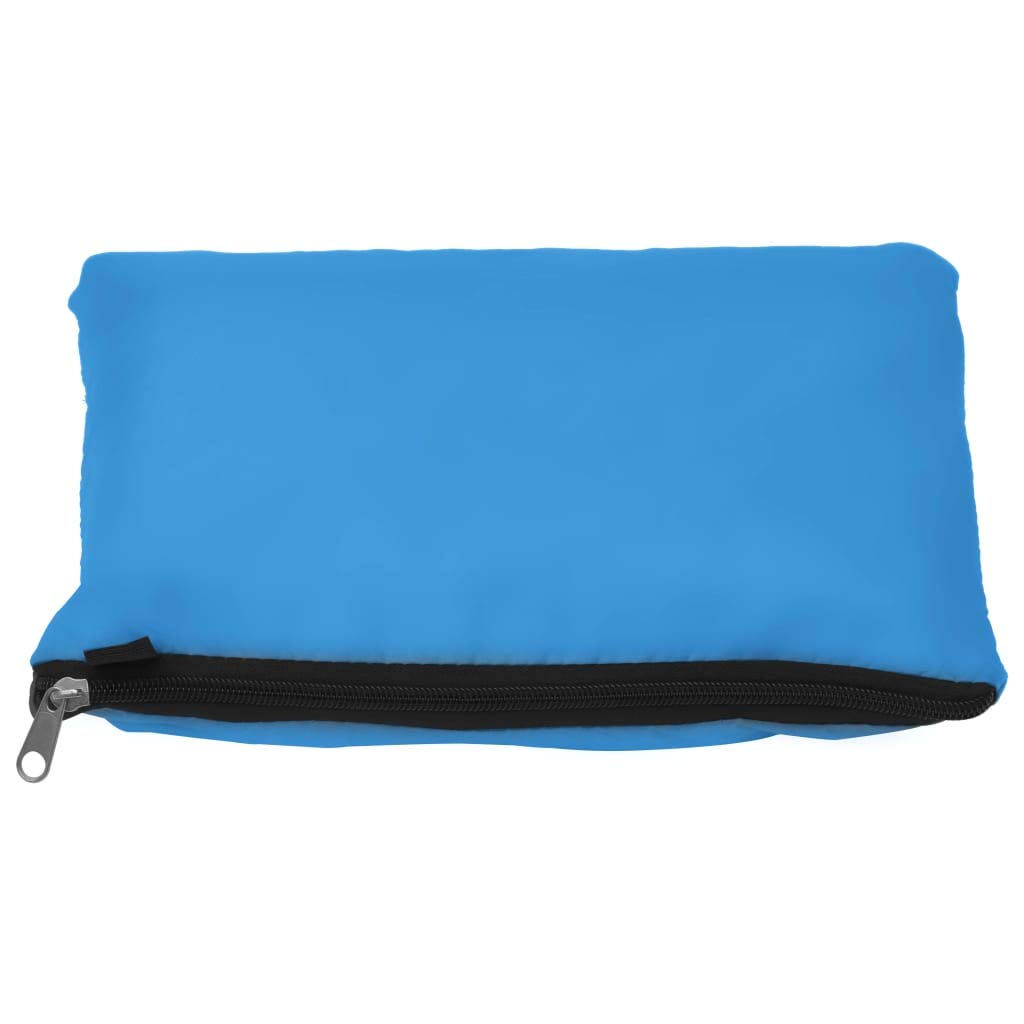 Bâche de Camping 3x2,85 m Bleu, Bâche d'Extérieur en Polyester 180T avec Revêtement PA Hydrofuge, Abri de Pluie pour Tente et Hamac, Tapis de Pique-Nique, Livré avec 6 Chevilles