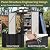 Aoxun 6'x4' Outdoor Storage Shed with Base Galvanized Steel Metal Garden Shed for Patio, Lawn & Garden Black, 6' x 4'W/Base