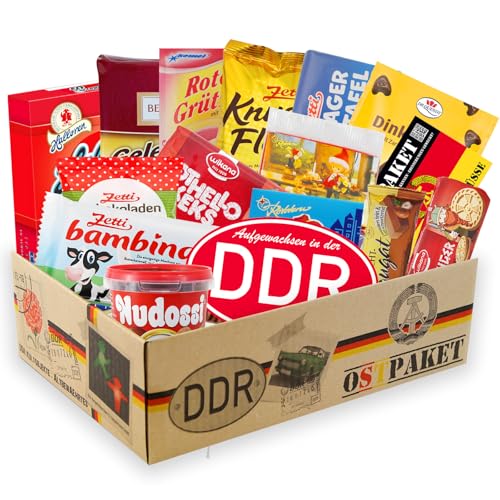 Ostpaket Schokobox XL Beste Freundin - inklusive DDR Aufkleber...