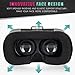 Bestrix 3rd Generation VR Headset,3D Glasses, Virtual Reality Headset, VR box, Adjustable Lens and Strap for Google Cardboard and all Smartphones within 4.7 - 6 inch perfect for 3D Movies/Games