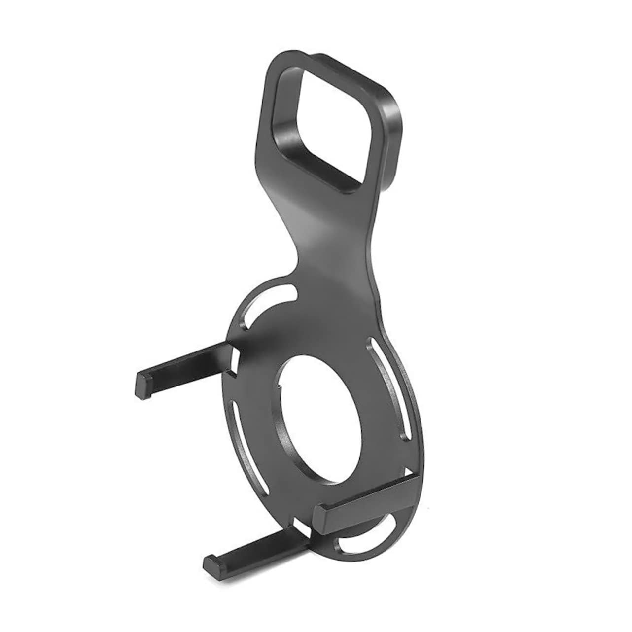 LALAFINA Speaker Stand Holder for Dot Black Wall Mount Bracket with Stability Slip Feet Protects Against Tipping from Pets for Home Office Use