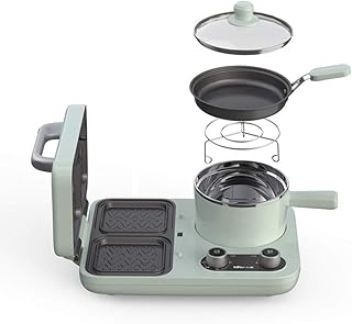 JDKC- Gofrownica do kanapek, dwustronna patelnia do smażenia, koszyk na parę, toster