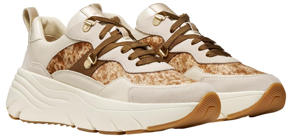 Geox Woman D DIAMANTA E Sneakers Papyrus/LT Sand 38_EU