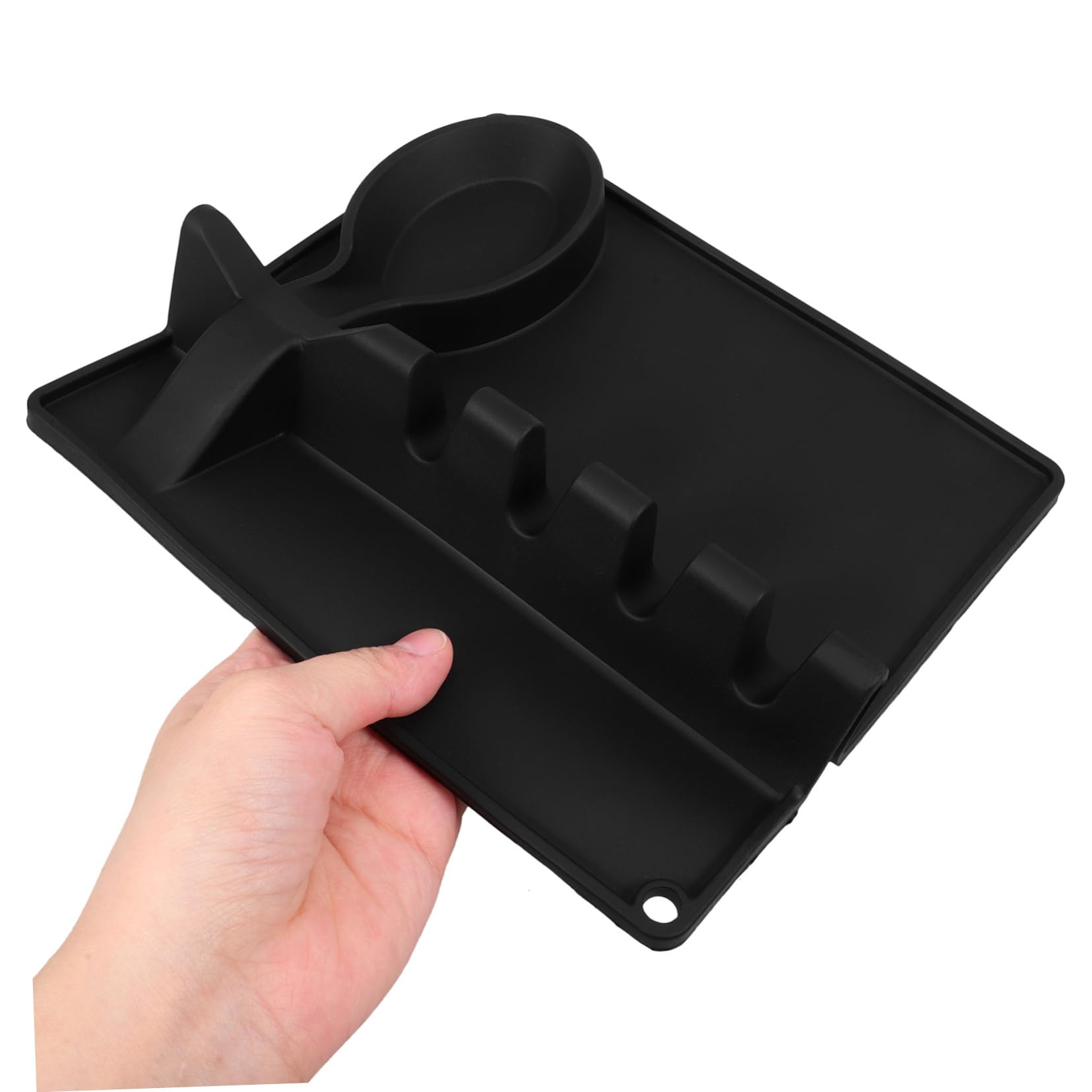 OUNONA 5stücke Spoon Rest Küchenutensilienhalter Aus Hitzebeständigem Eleganter Grauer Farbton Für Löffel Spatel Kochutensilien Für Jede Küchenarbeitsplatte