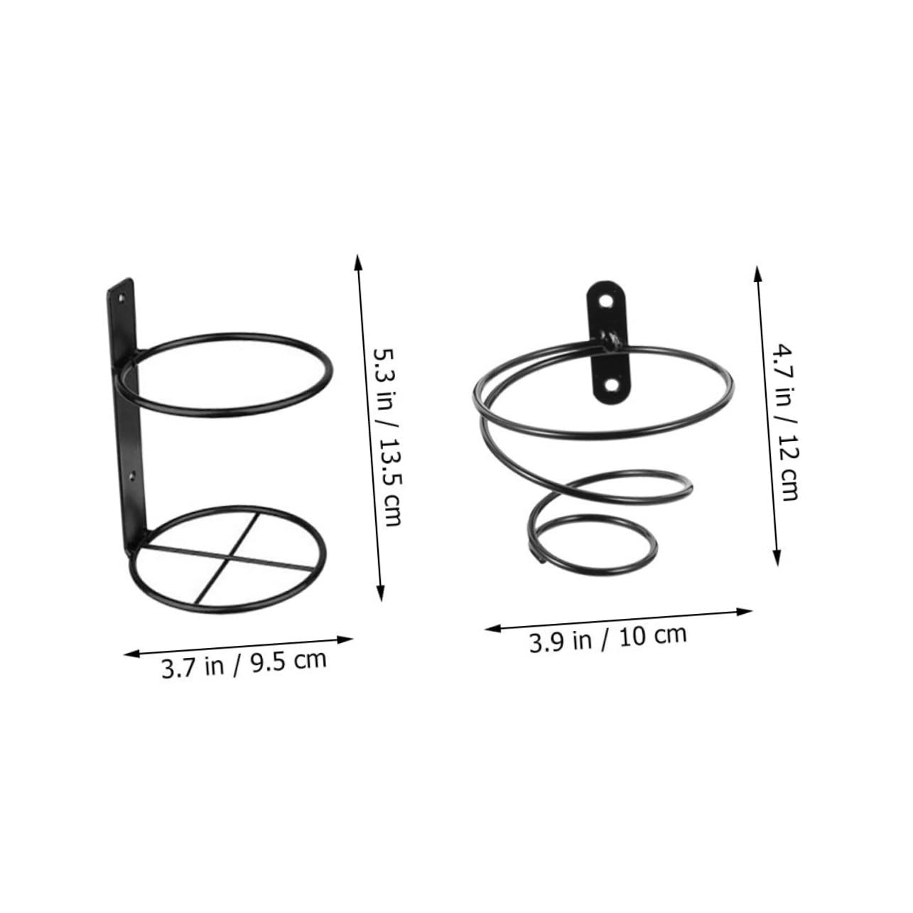 DECHOUS 4Pcs Wall Mounted Wine Rack Sturdy Metal Hanging Display Holder for Home Kitchen Bar and Party Use Stylish Wine Storage with Elegant Design