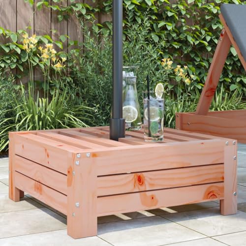 Vetnasa Cubierta para Base de sombrilla Madera Maciza Abeto Douglas Casa y jardín, Jardín, Artículos de Exterior, Accesorios para sombrillas, Bases para sombrillas Marrón 8,77 KG