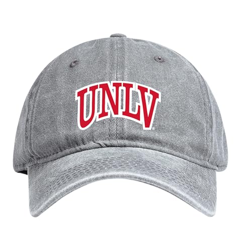 UNLV Rebels Officially Licensed Dad Hat - Unisex Baseball Cap Colorful Logo Gray