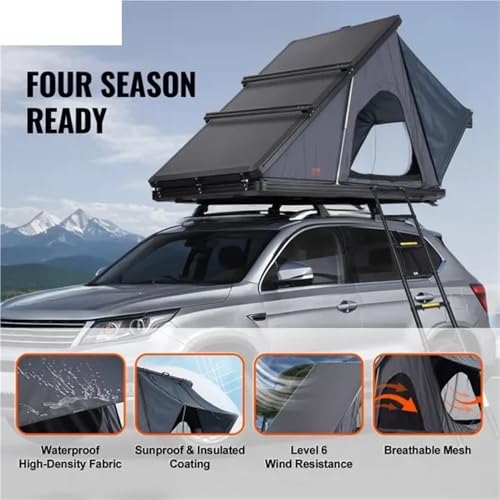 Carpa de Techo Dura para 2-3 Personas con Escalera y Colchón miniatura 3