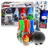 Marvel Studio Avengers Toys Games Activities Bundle Marvel Avengers Playset - Avengers Bowling Set Avengers Games for Toddlers Kids (Marvel Avengers Merchandise)