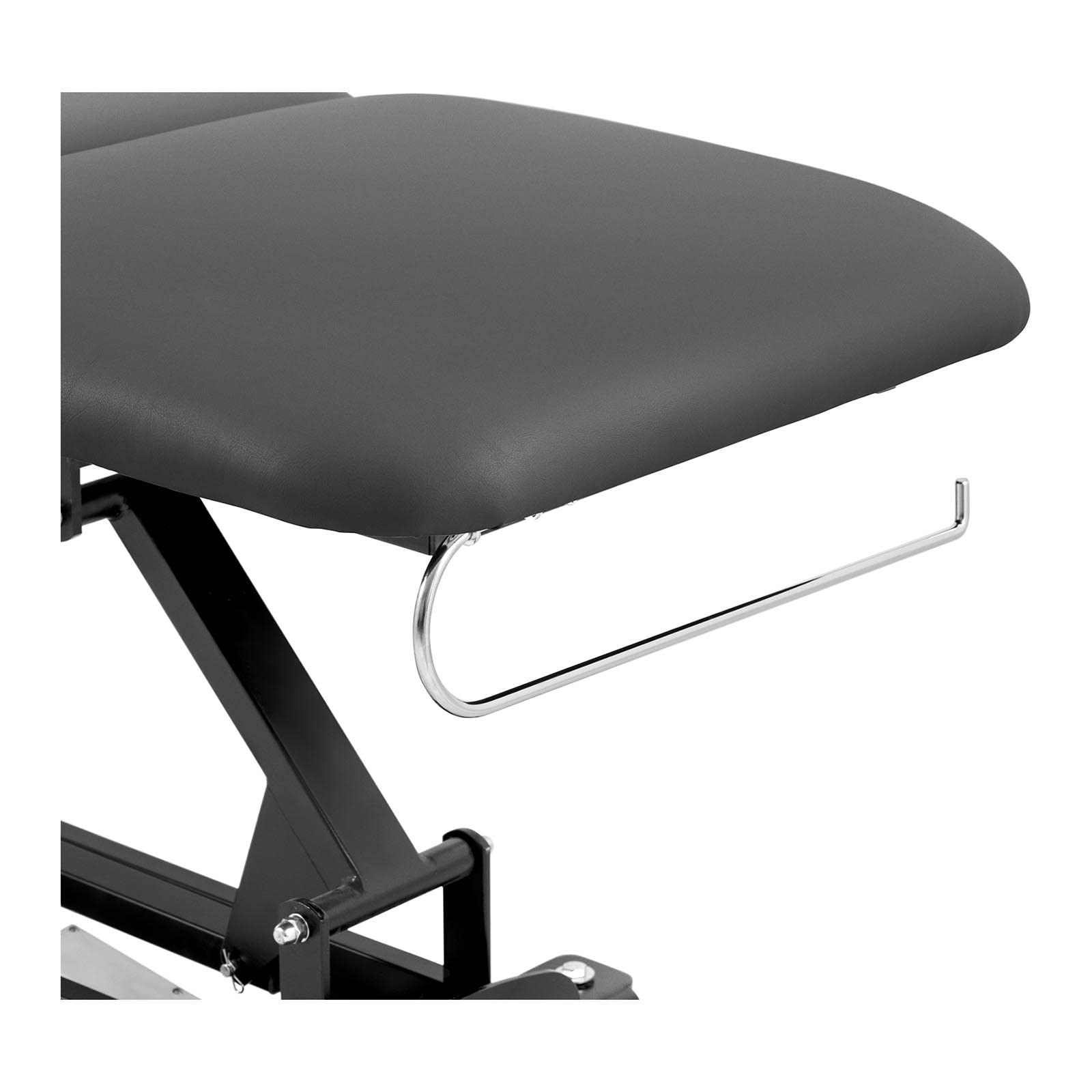 Physa Nantes Gray_PH Massageliege 3 Motoren 200 kg Schwarz/Grau Massagebank Therapieliege Behandlungsliege