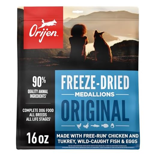 ORIJEN® Freeze Dried Dog Food & Topper, Grain Free, High Protein, Premium Raw Poultry, Original Recipe, 16oz