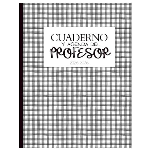 Cuaderno y Agenda del Profesor: Planificador Mensual y Semanal - Reuniones- Proyectos- Hojas de Calificaciones y Evaluaciones