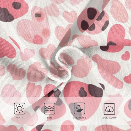 KLL Pink Glitter Leopard Print Little Boys Pure Cotton Briefs Underwear Cute Children Panties3