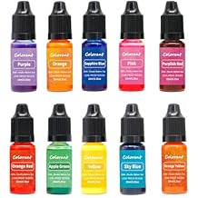 Candle Color Dye, Candle Dye 10 Colors 10ml Candle Colour Dye Vivid Oil-Based Soap Dye Highly Concentrate Candle Colour for Candle Making Supplies