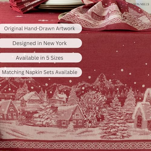 Image of Benson Mills Christmas Story Jacquard Tablecloth (60 inch x 120 inch Rectangular)