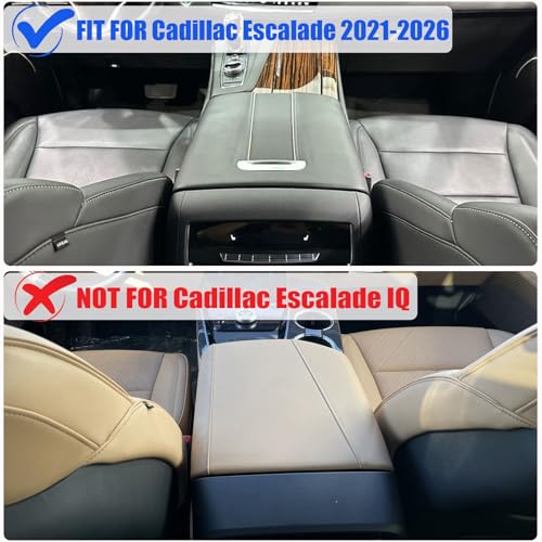 ANMOSVO Center Console Cover for Cadillac Escalade 2021-2023 2024 2025 2026 by ANMOSVO - Used condition - Image 4