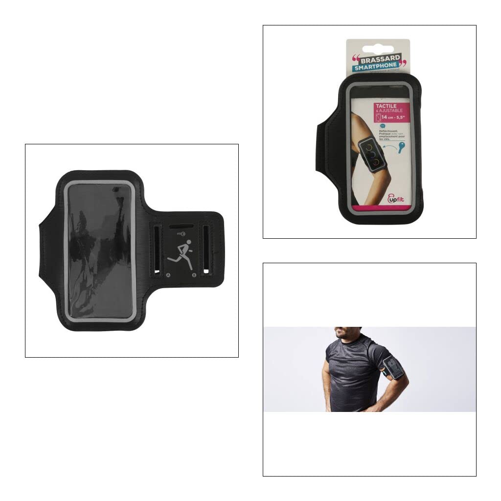 Brassard Téléphone Brassard Course Téléphone • Pochette Étanche • Réfléchissant • Pour Smartphones Jusqu'à 6.8" • Unisexe Porte Telephone Sport