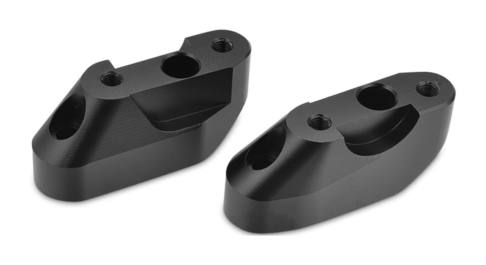 para BMW para R1200RS 2015 2016 2017 2018 Elevadores De Manillar De Aleación De Aluminio para Motocicleta Adaptadores De Altura Alzas Manillar Motocicleta(Negro)