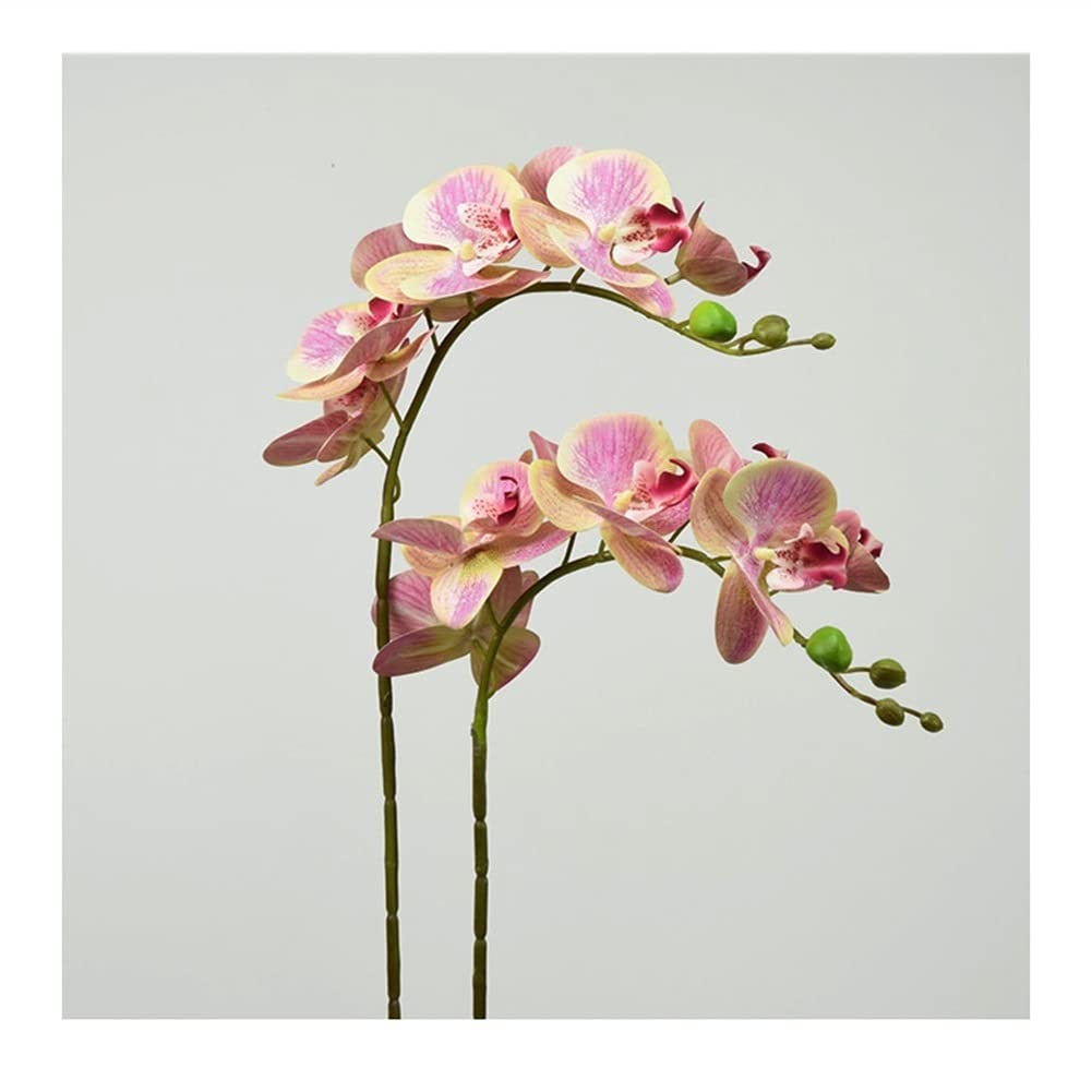 Sztuczny Kwiat, Sztuczne Bonsai Z Wazonem, Sztuczny Kwiat Orchidei Z Wazonem, Sztuczne Rośliny Phalaenopsis Do Salonu, Różowe Sztuczne Kwiaty, Ozdoby Na Biurko,(Jasnoróżowy)