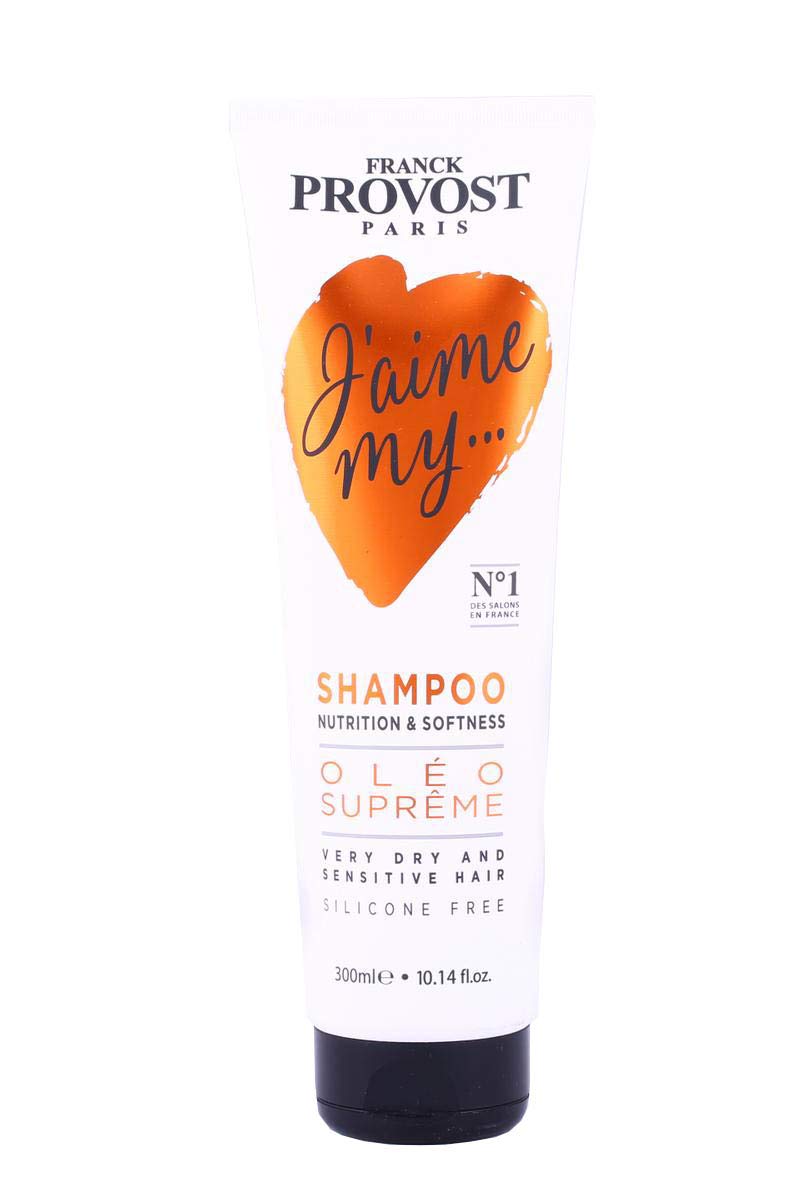 Franck Provost Unisex J'aime My Oleo Supreme Nutrition & Softness Shampoo, 300 ml