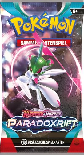 Pokémon-Sammelkartenspiel: 3er-Pack (Kolowal) Karmesin & Purpur – Paradoxrift (3 Boosterpacks & 1 holografische Promokarte) – Bild 4