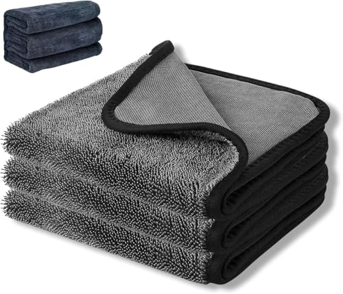 TanyoKing Shiny Bath Wipes Trockentuch Dusche, Schnell Trocknendes Autotuch, Mikrofasertuch, Premium-Handtuch Geeignet für Autos, Duschräume, Haushalte und Camping (30 * 30cm 3 Stück)