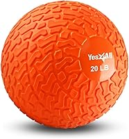 Vista 110 de Yes4All Slam Balls, 10-40lb Weighted Ball Weight, Durable PVC Sand Filled Workout Dynamic Slam Ball for Core Strengthen