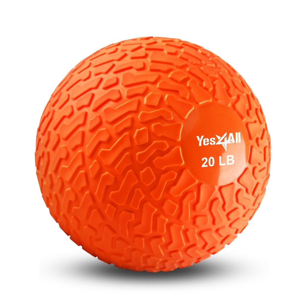 Yes4All LG75 Unisex's slam Ball, Orange Beast, 9kg