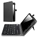 Fintie AT&T Trek 2 HD Keyboard Case (Model 6461A) - Premium PU Leather Folio Stand Cover with Removable Wireless Bluetooth Keyboard for AT&T Trek 2 HD 8 inch 4G LTE Android Tablet 2016 Release, Black