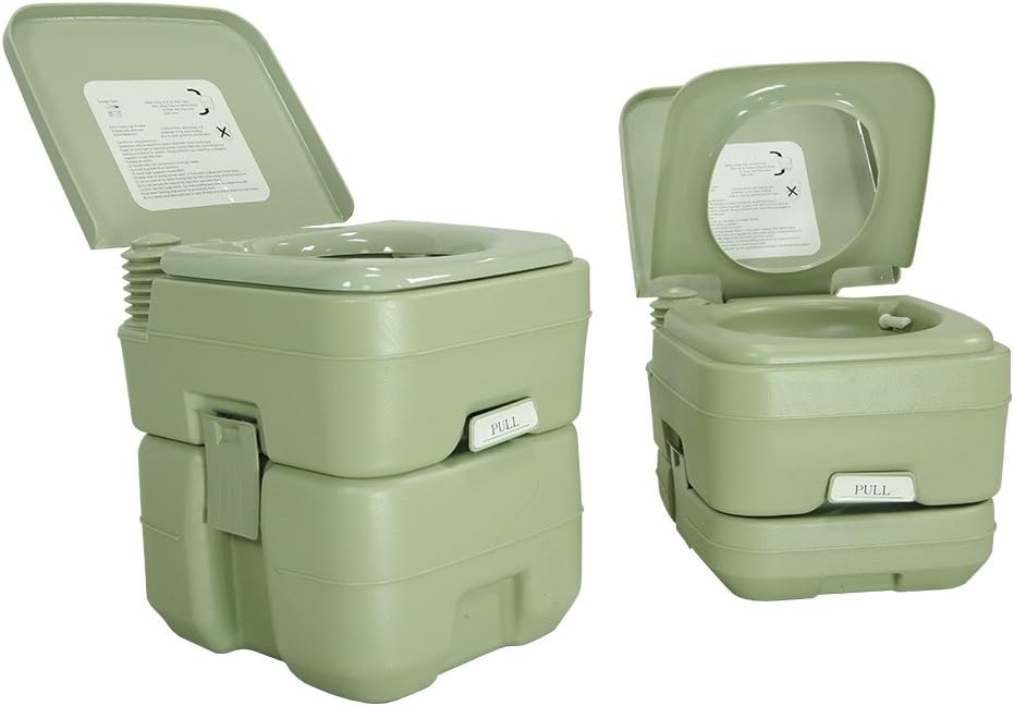 PARTYSAVING Multiple Gallon Travel Outdoor Camping Boat Portable Toilet Potty