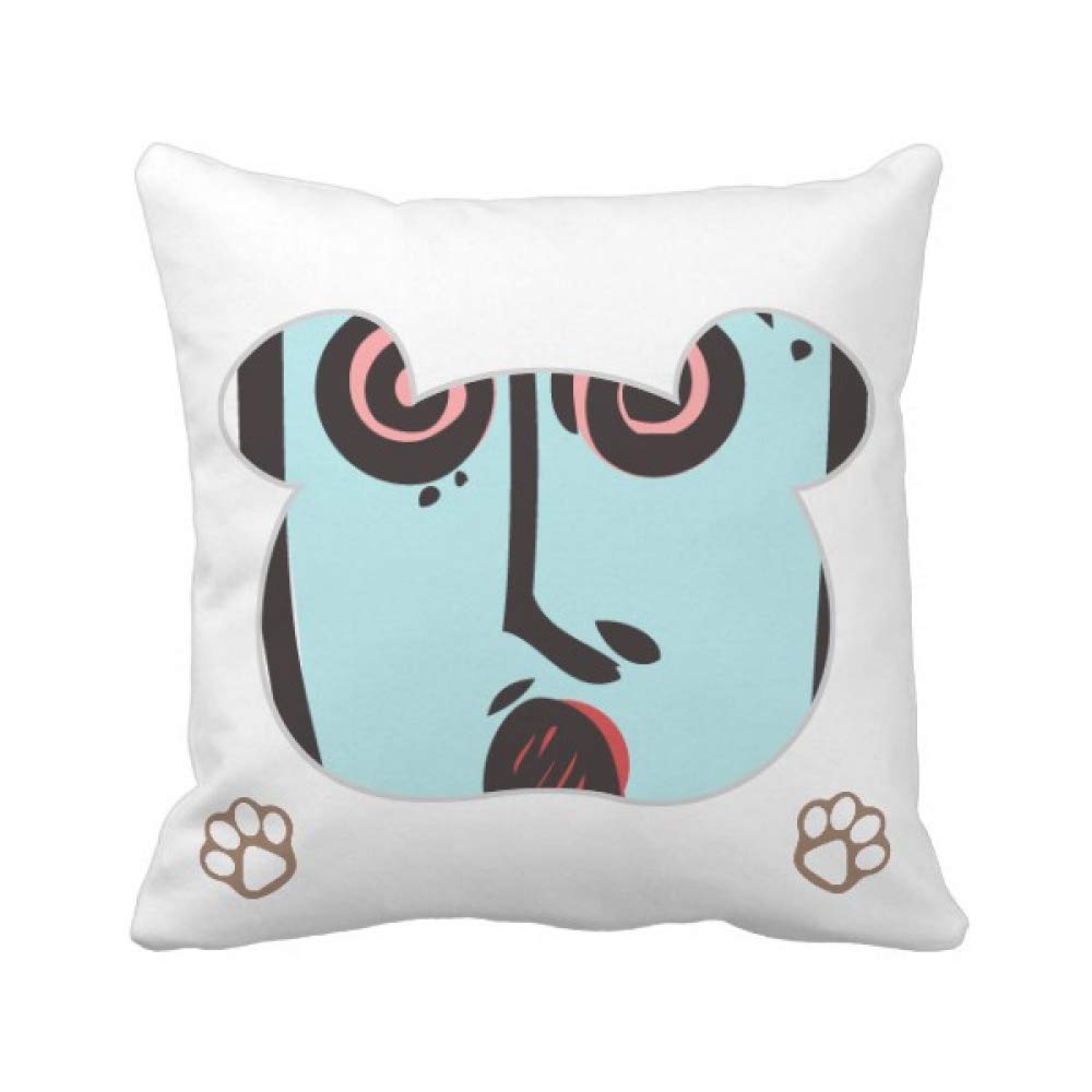 Housse de coussin carrée Dizzy à motif abstrait pour relooker facilement un vieux canapé