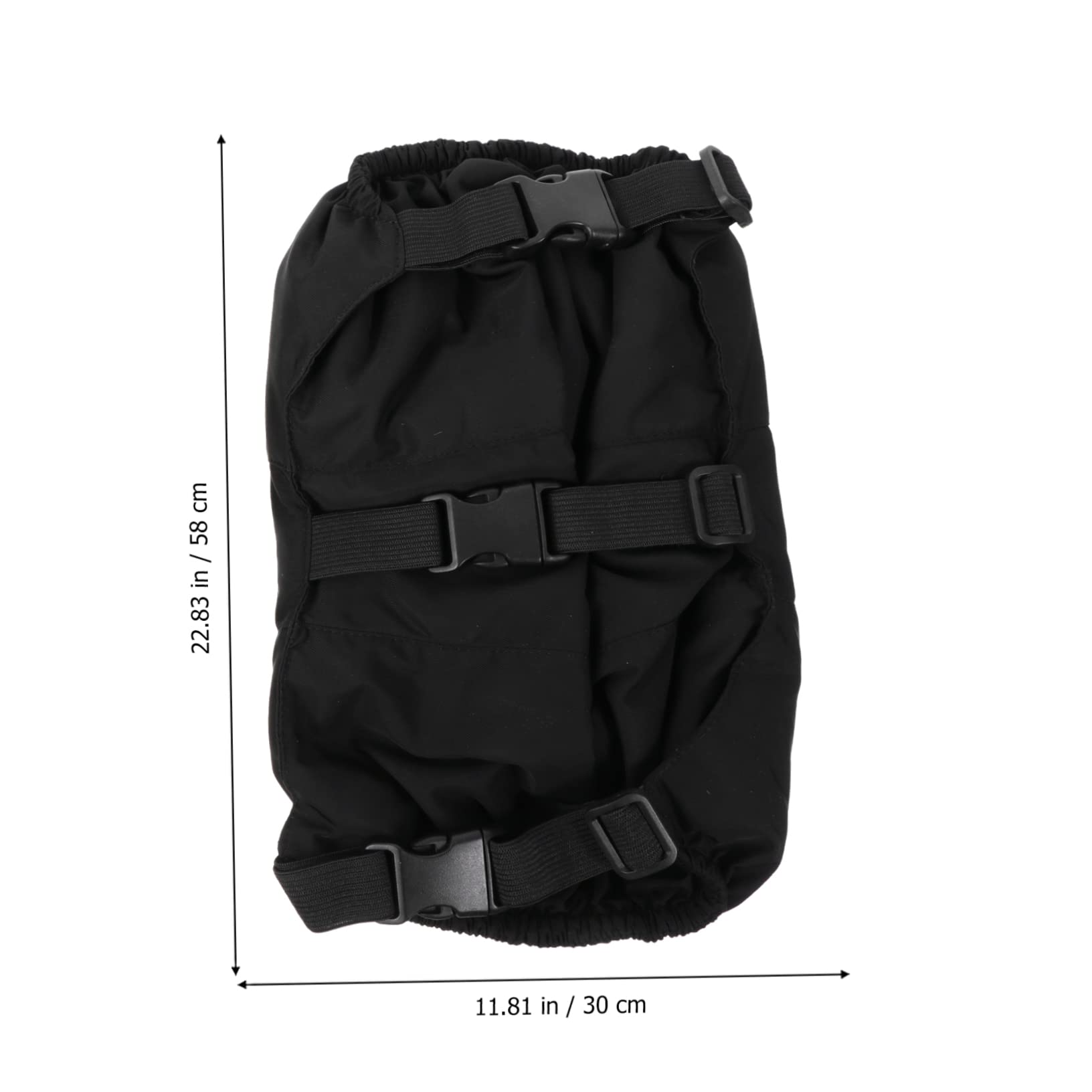 KOMBIUDA 1pair Motorcycle Warm Kneecaps Windproof Knee Sleeves for Men Women Thick Water-resistant Protective Gear Comfortable down Material for Riding