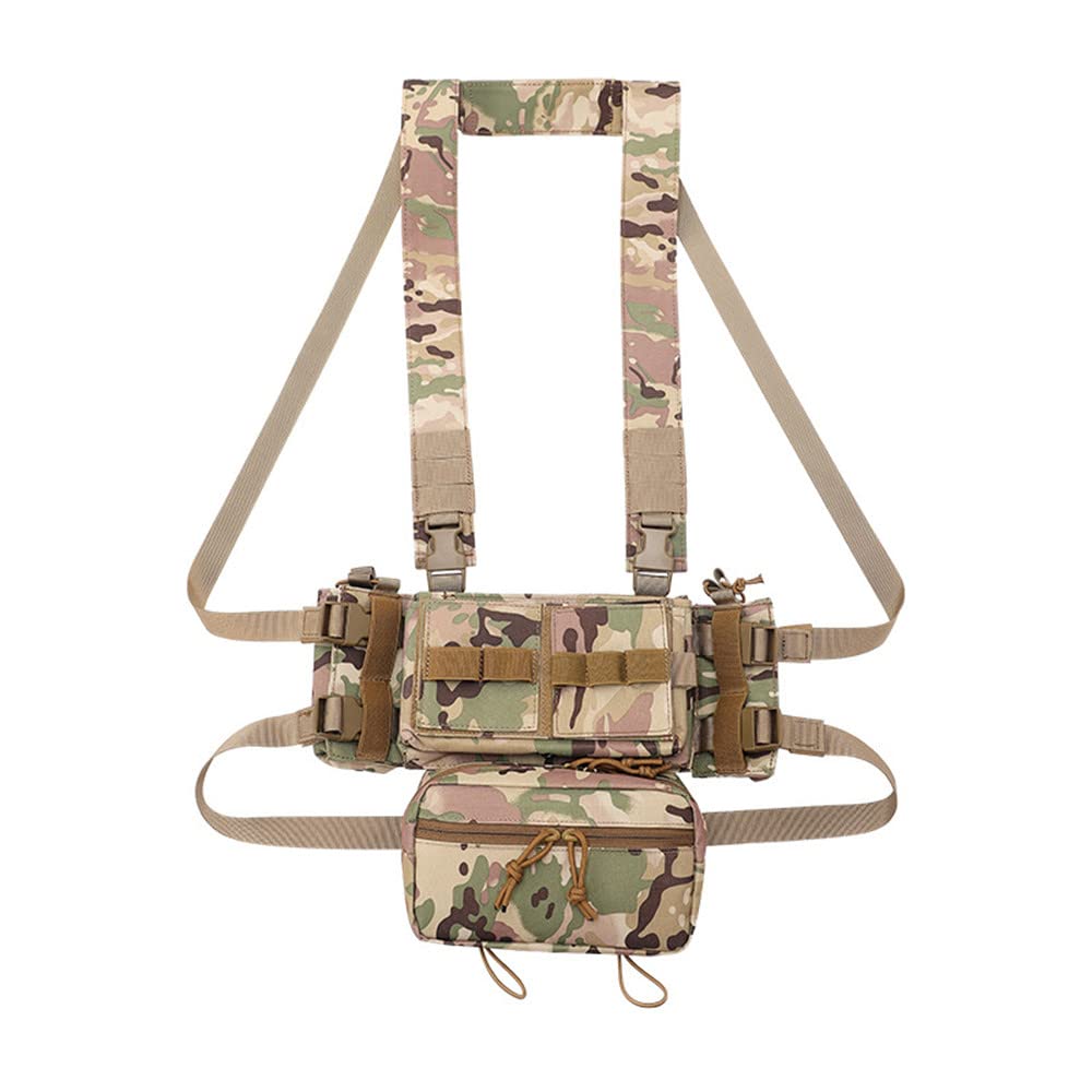 ACEXIER MK3 Tattico Petto Rig Mini Airsoft Hunting MOLLE Duty Vest Outdoor Military Combat Carrier Petto Vest con custodia per riviste