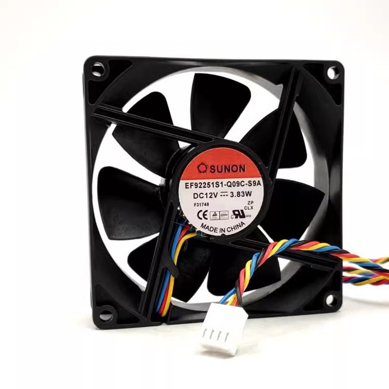 EF92251S1-Q09C-S9A 9025 12V 3.83W 4-wire chassis cooling fan